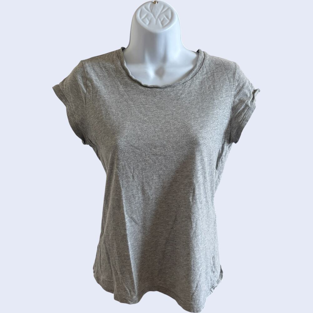 Universal Thread S Casual Cap Sleeve Tee Gray Regular